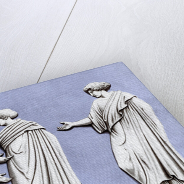 'Penelope and Maidens', Wedgwood plaque by Anonymous