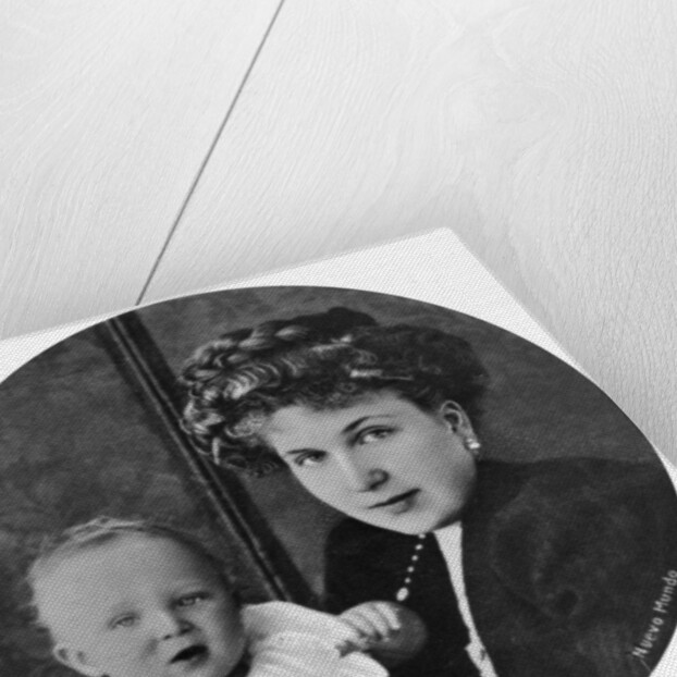 The Queen of Spain and the Prince of Asturia by Anonymous