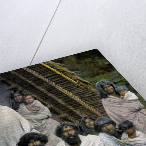 Group of Todas, Ootacamund, South Indian state of Tamil Nadu by Anonymous