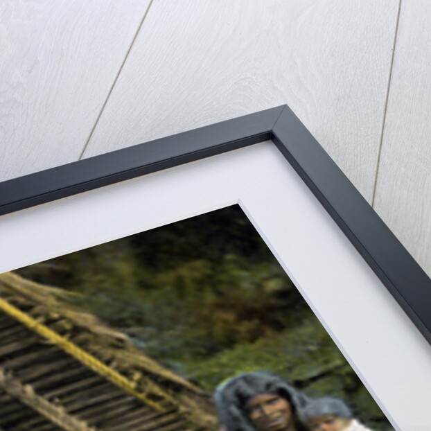 Group of Todas, Ootacamund, South Indian state of Tamil Nadu by Anonymous