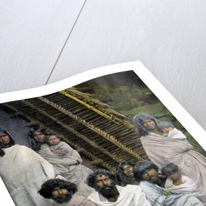 Group of Todas, Ootacamund, South Indian state of Tamil Nadu by Anonymous