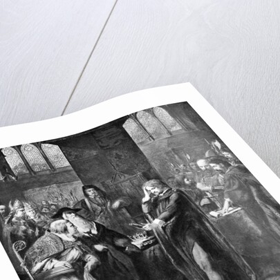 King Richard II resigning the crown to his cousin Bolingbroke by Anonymous