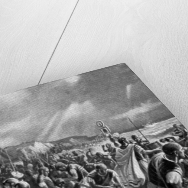 The Emperor Caligula on the shore of Boulogne, 40 AD by A MacKinlay