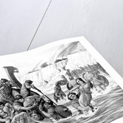 Saxon raiders by Richard Caton Woodville II