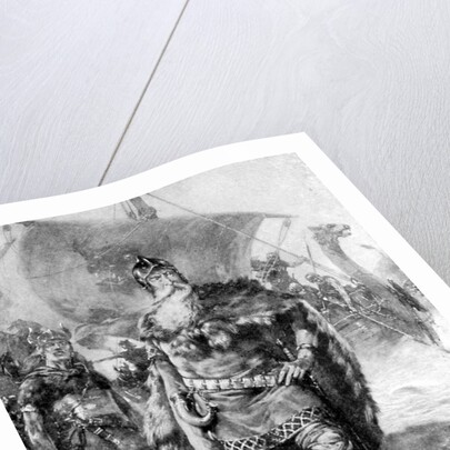 A great Viking by Hermanus Koekkoek