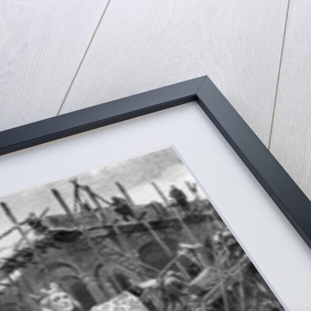 Edward the Confessor watching the building of Westminster Abbey by Richard Caton Woodville II