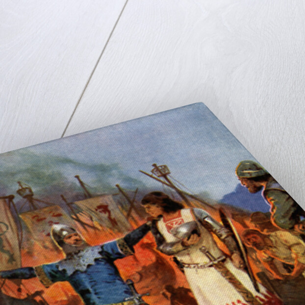 Fitz-Stephen Burns his Boats, 1169 AD by Richard Caton Woodville II