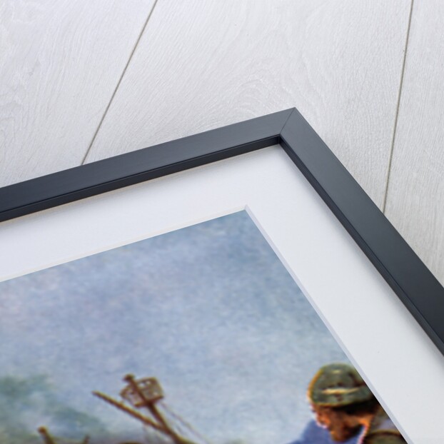 Fitz-Stephen Burns his Boats, 1169 AD by Richard Caton Woodville II