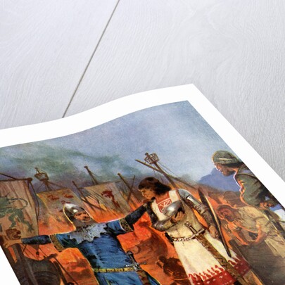 Fitz-Stephen Burns his Boats, 1169 AD by Richard Caton Woodville II