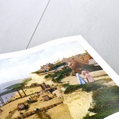 Rottingdean beach, East Sussex, looking west, c1900s-1920s by Anonymous