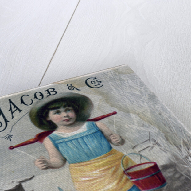 'Jacob and Cos. Cakes & Biscuits', c1900s-c1920s. Advertising postcard by Anonymous