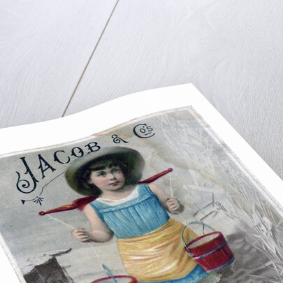 'Jacob and Cos. Cakes & Biscuits', c1900s-c1920s. Advertising postcard by Anonymous