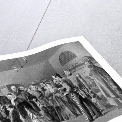 Queen Victoria visiting the wounded by Jerry Barrett