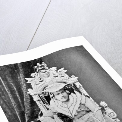 King Thibaw of Burma in full court dress by Anonymous