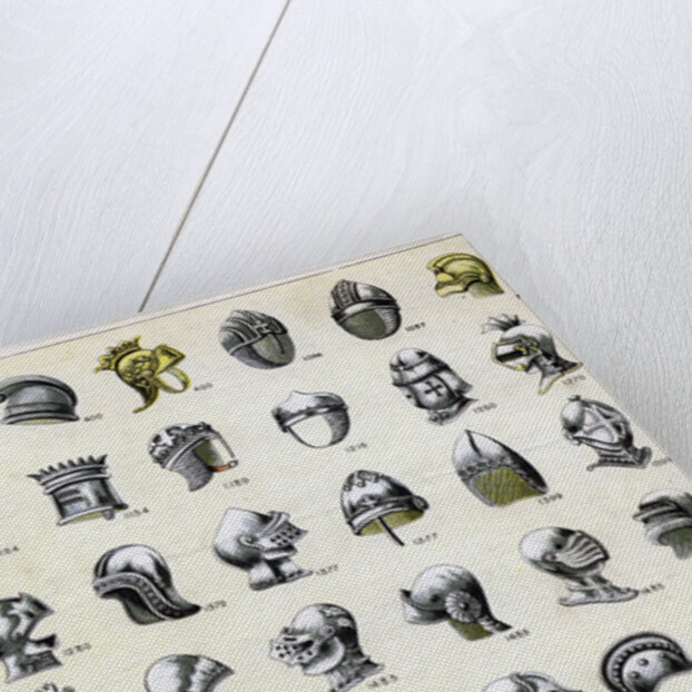 The helmet in armour as worn in Britain from 78 AD to 1901 by F Stansell