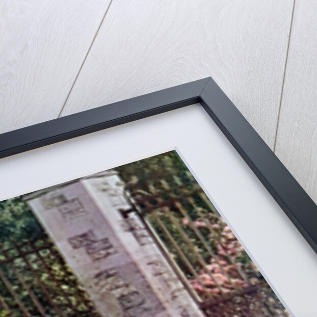 Two Edwardian gentlemen sitting in a motor car by John Swan & Son