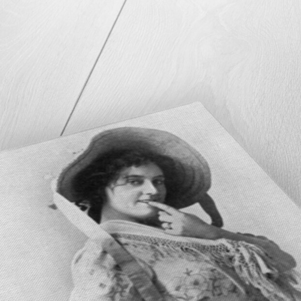 Evie Greene (1876-1917), English actess by Reinhold Thiele