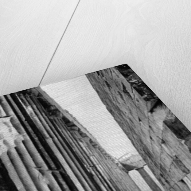 The north side of the Parthenon, Athens by Martin Hurlimann