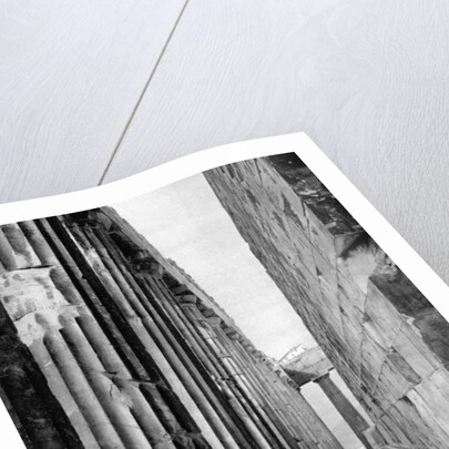 The north side of the Parthenon, Athens by Martin Hurlimann