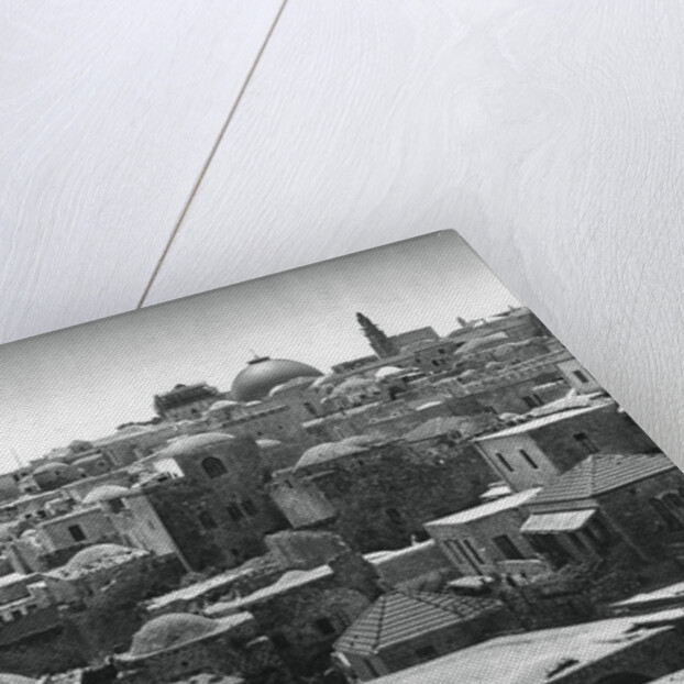 Jerusalem and Dome of the Church of the Holy Sepulchre by Martin Hurlimann