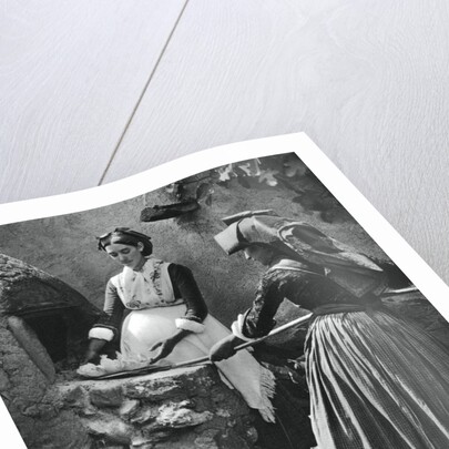 Women at the oven, Sardinia, Italy by Martin Hurlimann