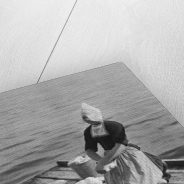 Washing in the Zuider Zee, Volendam, Netherlands by Anonymous