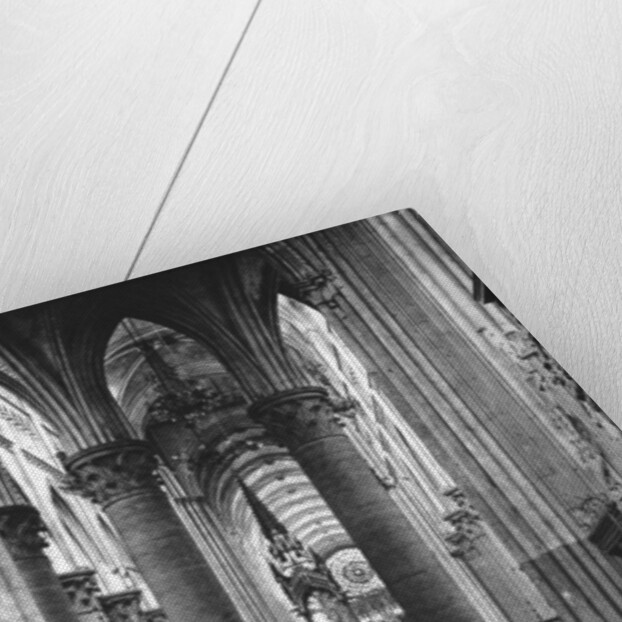 Interior of Rouen Cathedral, France by Martin Hurlimann