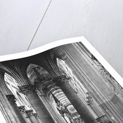 Interior of Rouen Cathedral, France by Martin Hurlimann