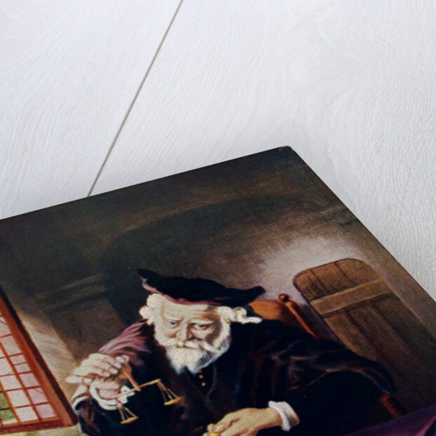 The Gold Weigher by Saloman Koninck