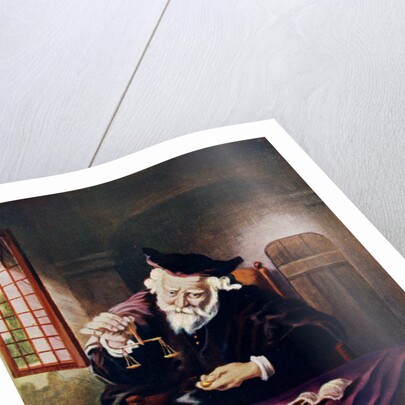 The Gold Weigher by Saloman Koninck