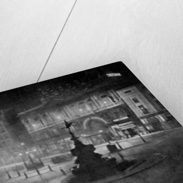 Piccadilly Circus, London, at night by Charles F Borup