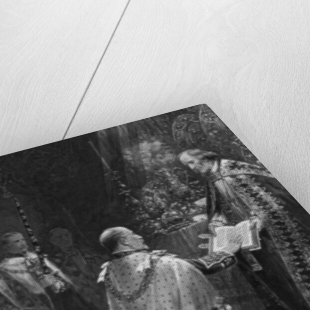 Edward VII taking the oath by Anonymous