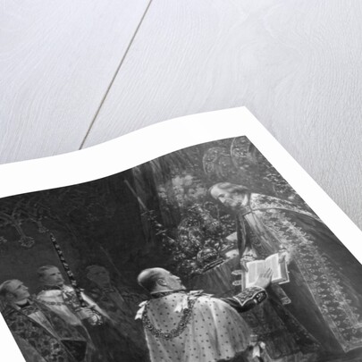 Edward VII taking the oath by Anonymous