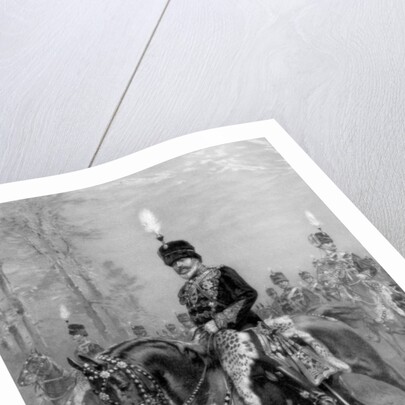 Edward VII as Colonel in Chief of the 10th Hussars by Anonymous