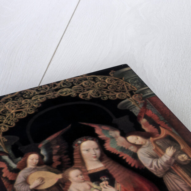 The Madonna and Child with Angels by Adriaen Isenbrandt