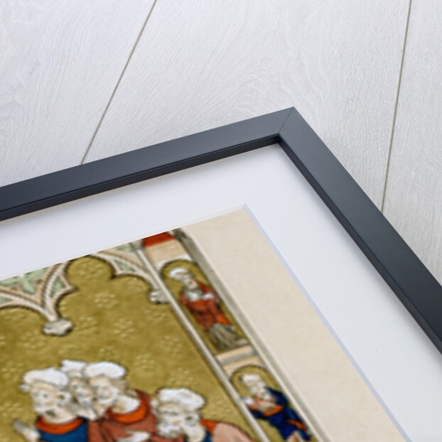 Christ being found by his mother in the temple disputing with doctors by Anonymous