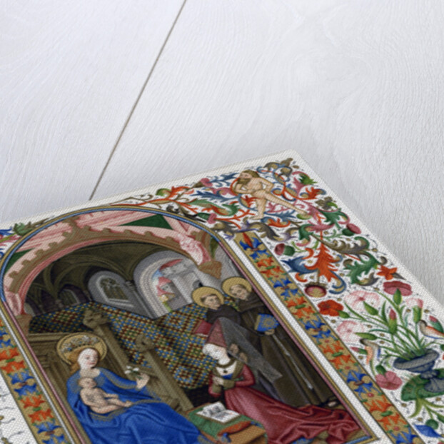 Amadee de Saluces and the Virgin by Anonymous