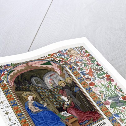 Amadee de Saluces and the Virgin by Anonymous