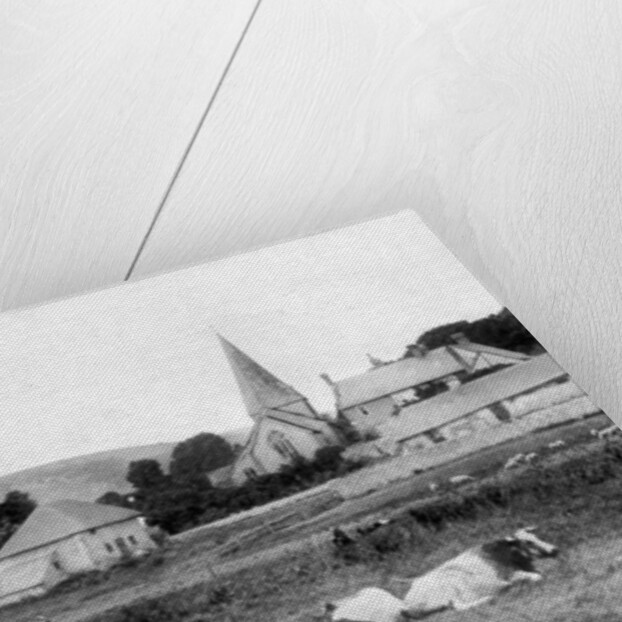 A village church by Anonymous