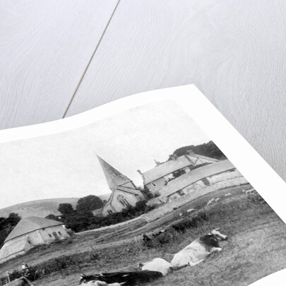 A village church by Anonymous