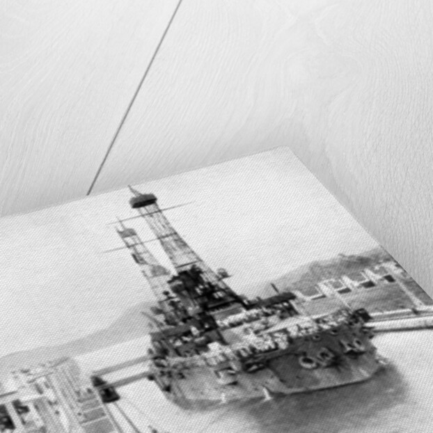 United States Men-Of-War passing through a lock, Panama Canal, Panama by Anonymous