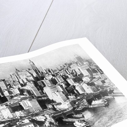 Aerial view of Lower New York, USA by Anonymous