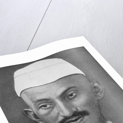 Mohandas Karamchand Gandhi (1869-1948), Indian nationalist leader by Anonymous