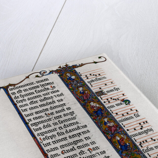 Tree of Jesse in initial letter 'I' by Anonymous