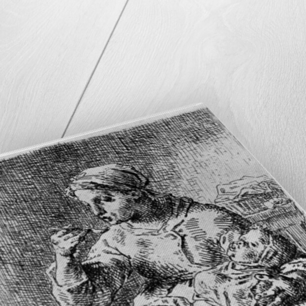 La Bouillie by Jean Francois Millet