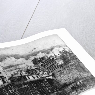 La Pompe Notre-Dame by Charles Meryon