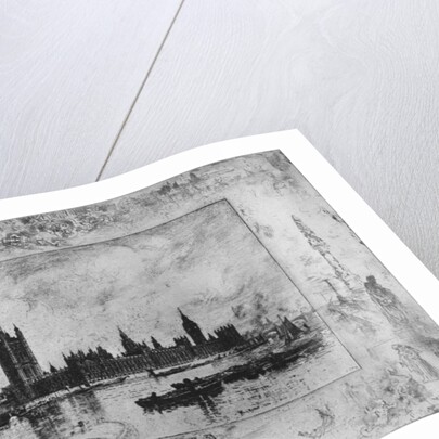 Westminster Palace by Felix Hilaire Buhot