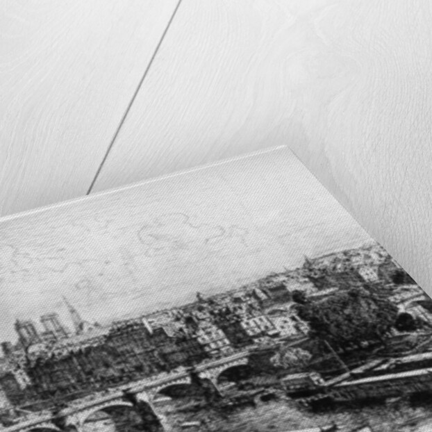 Paris Pris du Louvre by Maxime Lalanne