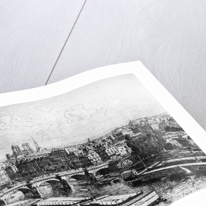 Paris Pris du Louvre by Maxime Lalanne