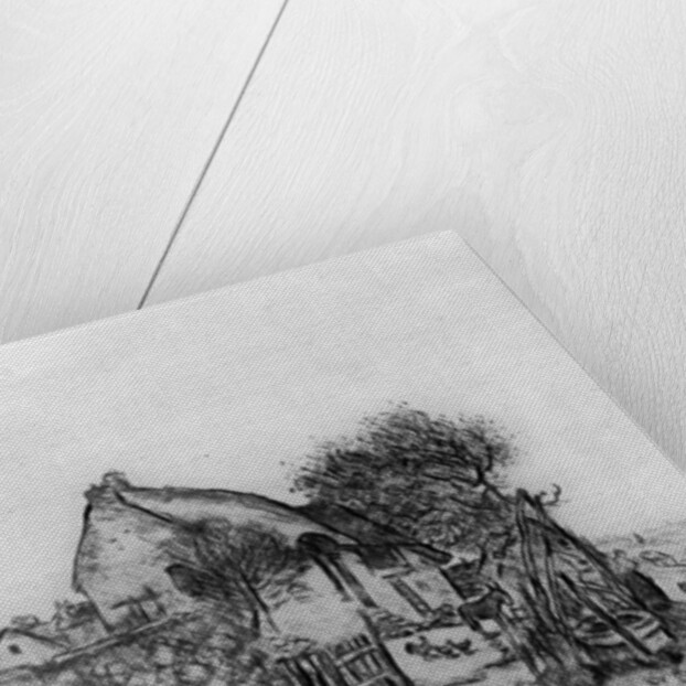 La Chaumiere by Jean Francois Raffaelli